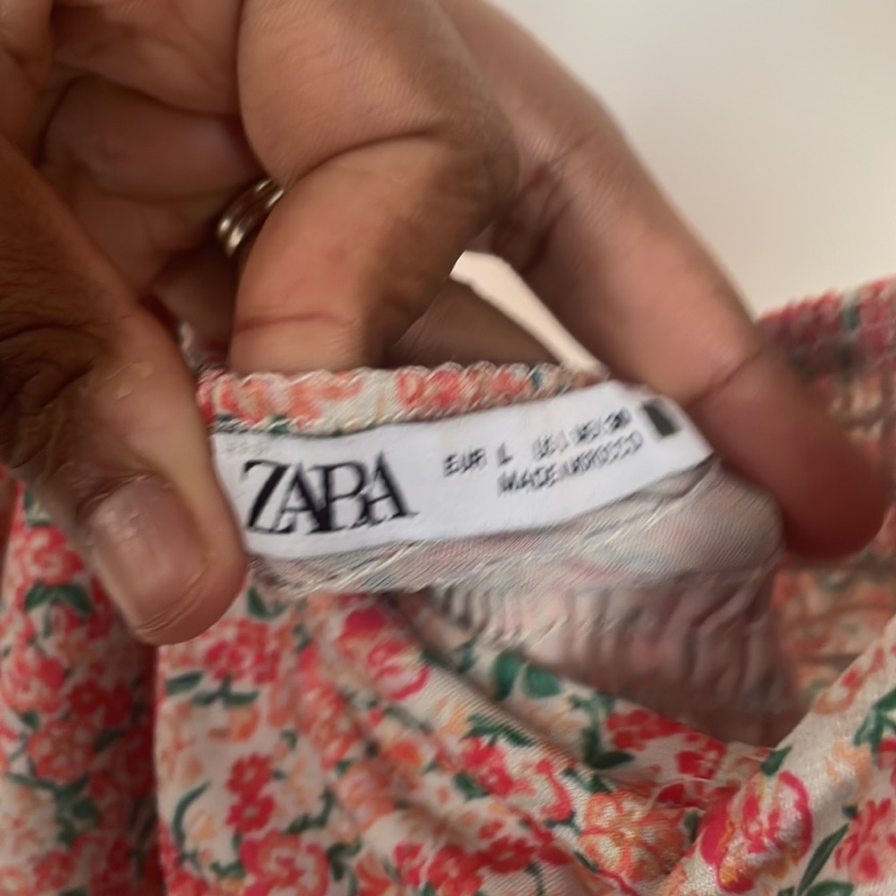 Zara floral crop top - Picture 2 of 7